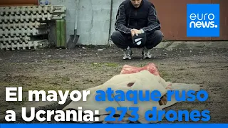Rusia lanza el mayor ataque con drones sobre Ucrania desde el inicio de la guerra, según Kiev