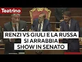 Quando Renzi imbarazzò Giuli in Senato: "La vedo tremare". "Mi adeguo alle sue capacità cognitive"