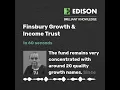 Finsbury Growth & Income Trust in 60 seconds