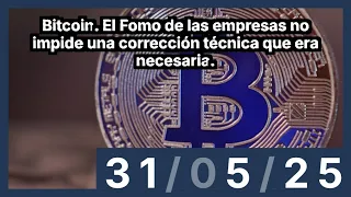 BITCOIN Bitcoin. El Fomo de las empresas no impide una corrección técnica que era necesaria.