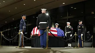 Former US President Jimmy Carter&#39;s six-day state funeral begins in Georgia