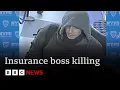 New York police issue new photos in hunt for killer of insurance boss | BBC News