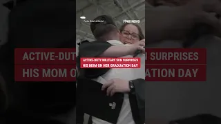 Proud mom earning a degree gets the ultimate surprise 🇺🇸❤️ #shorts #news #usa #surprise #family