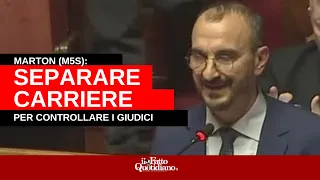 Marton attacca Sisto: &quot;Separare le carriere per controllare meglio i giudici&quot;