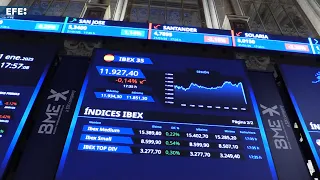 IBEX35 INDEX El IBEX cede un 0,14 % pero mantiene los 11.900 tras la toma de posesión de Trump