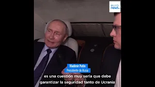 Putin dice que Rusia está abierta a negociar con Ucrania pero acusa a Kiev de no cooperar