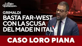 La rabbia di Grimaldi sul caso Loro Piana: &quot;Aziende fanno i porci comodi sulla pelle dei lavoratori&quot;