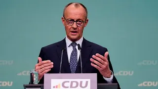 German CDU leader Friedrich Merz &#39;resolute and determined&#39; says former EU chief