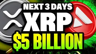 RIPPLE $5 Bn Will Be Injected into Crypto! Massive XRP Ripple ETF &amp; AVAX News
