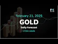 XAU/USD Price Forecast Today, Technical Analysis (February 21): Gold Looks Noisy and Bullish