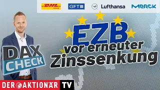 GFT TECHNOLOGIES SE DAX-Check LIVE: DHL Group, Dürr, GFT Technologies, Lufthansa, Merck, ProSiebenSat.1, Ströer, Zalando