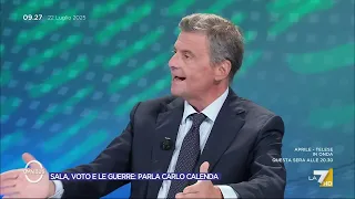 Calenda rispone Tajani: &quot;A Milano una coalizione dei volenterosi&quot;