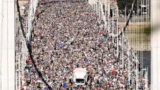 La commissaire et les députés européens à Budapest contre l&#39;interdiction de la Pride par Orbán
