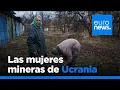 Las mujeres trabajan en las minas de carbón para mantener la luz en el sector energético ucraniano