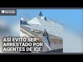 Indocumentado evita ser arrestado por ICE tras permanecer en el techo de una casa en construcción