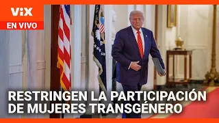 El presidente Trump prohíbe a las mujeres transgénero participar en el deporte femenino