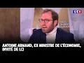 "Je sonne l'alerte économique pour le pays" Antoine Armand ex ministre de l'Économie｜LCI