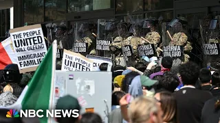LIVE: Los Angeles mayor holds press conference amid immigration protests | NBC News