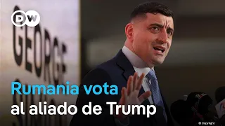 GANA Rumania: candidato ultraderechista cercano a Trump gana primera vuelta de elecciones presidenciales