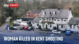 Woman shot dead at pub in Kent on Valentine&#39;s Day