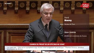 Hervé Maurey dénonce « l’irresponsabilité » de ceux qui ont voté la censure