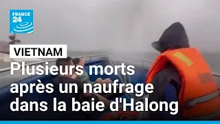 Vietnam : plusieurs morts après un naufrage dans la baie d&#39;Halong • FRANCE 24
