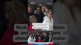 FD TECH PLC ORD 0.5P Musk, Zuckerberg, Bezos and other tech titans attend Trump inauguration