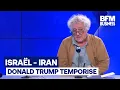 Iran / États-Unis : Trump temporise, "Netanyahu a dû lui tordre le bras" (Benjamin Coriat)