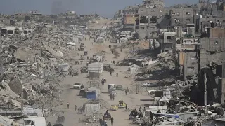 At least 82 dead in Gaza after Israeli airstrikes, hospitals say