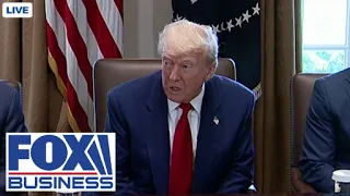 President Donald Trump delivers remarks on investing in America at the White House